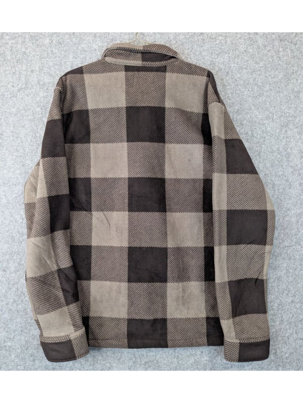 Nomad Mens Medium Flannel Shirt Brown Buffalo Plaid Button Down Jacket NEW - Picture 6 of 8